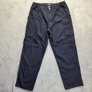 511 Tactical Pants Mens 36X30 Blue Cargo Straight Workwear Utility EMT Twill